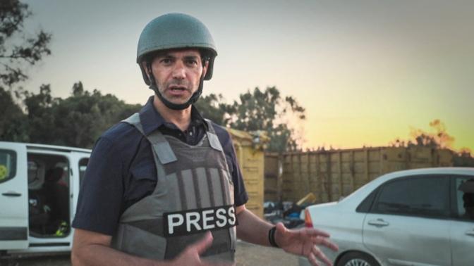 SVT:s korrespondent i Mellanöstern, Samir Abu Eid.