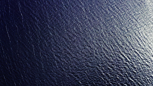 Sea water seen from above