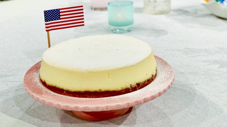NY-style cheesecake
