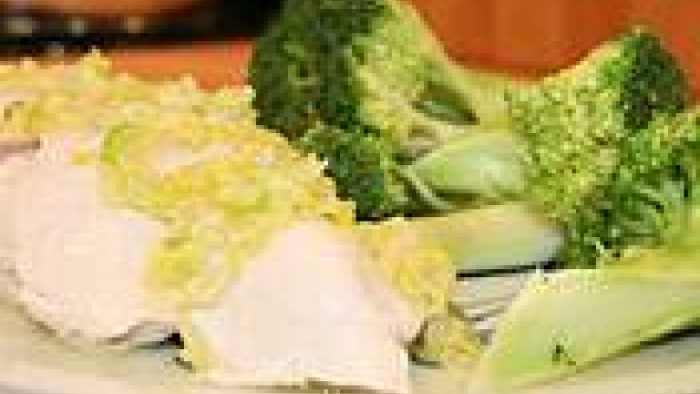 Kantonesisk kyckling med ingefära och broccoli